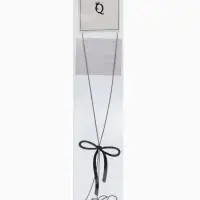 Чокер &laquo;Балерина&raquo; с бантиком, пуанты, затяжка, L=60см, цвет чёрно-серебристый