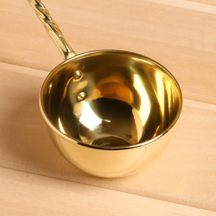 Ковш латунный, 0,14л, с ручкой Ковш латунный, 0,14л, с ручкой