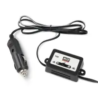 Вентилятор автомобильный AVS 8048 12В 8" (корпус: металл, переключатель, цвет: серебристый)