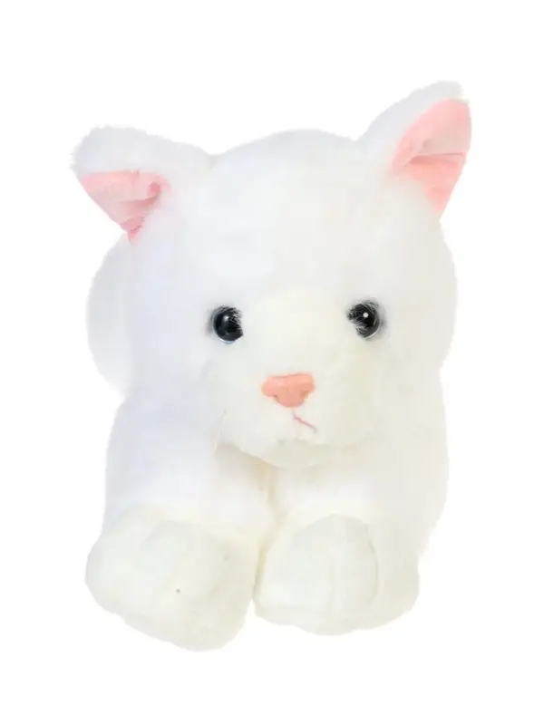 Мягкая игрушка "Ленивый котик" цвет белый, 49 см