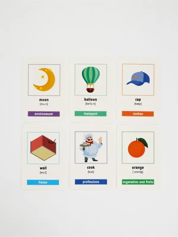 Развивающий набор &laquo;300 первых слов на английском&raquo;, 300 карт, 5+