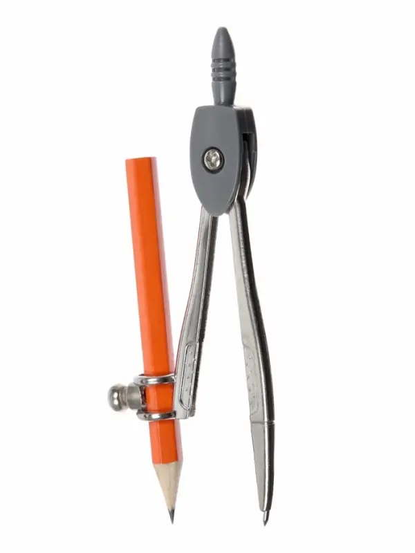 Набор чертежный Calligrata, 9 предметов, в металлическом пенале