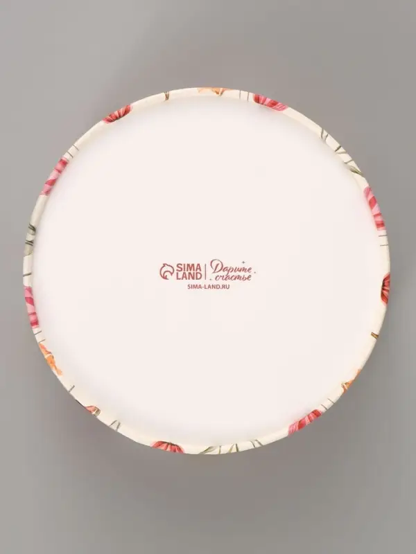 Коробка подарочная с окном &laquo;Ты прекрасна&raquo;, 16&times;16&times;5 см, круглая