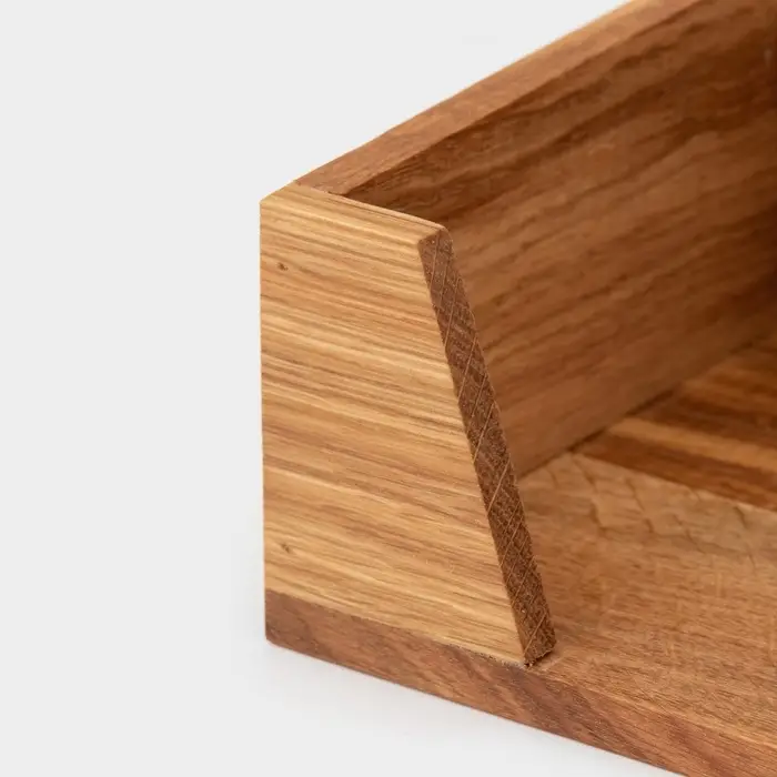 Подставка - салфетница деревянная Adelica, 21.5&times;15&times;7.5 см, дуб