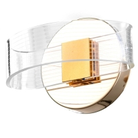 Бра 2507/1 LED 6Вт 4000К золото 7х15 см