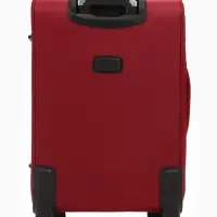 Чемодан на колёсах TEXTURA, кодовый замок, текстильный, с увеличением, 47&times;30&times;78 см, 28", красный