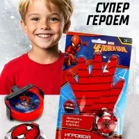 Игровой набор с перчаткой супергероя, стреляет дисками, 1 устройство запуска