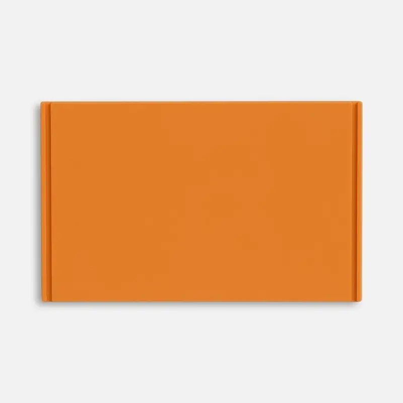 Лейбл из ПВХ Dzeta, XL, оранжевый