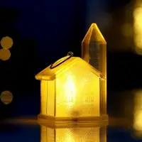 Световая фигура "Домик", 8x5 см, 1 LED, LR1130x3, Т/БЕЛЫЙ