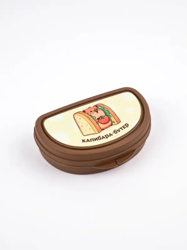 Бутербродница «Капибара», 14×10×4 см