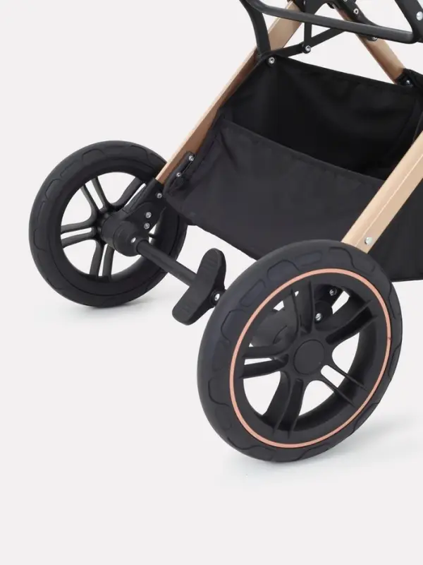 Коляска - трансформер детская RANT basic PULSAR GOLD (2в1) RA160, черный