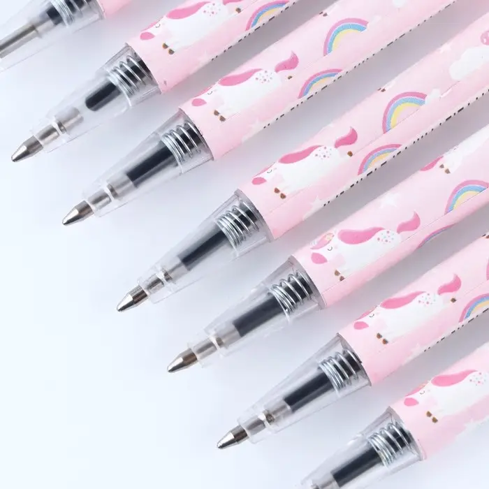 Ручка шариковая синяя паста мини автоматическая «Единорожки» Ручка шариковая синяя паста мини автоматическая «Единорожки»