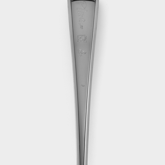 Вилка пластиковая одноразовая, 19 см, цвет металлик, 6 шт/уп Вилка пластиковая одноразовая, 19 см, цвет металлик, 6 шт/уп