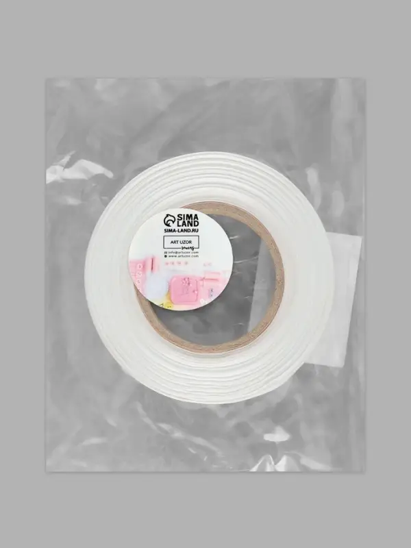 Размерник сатиновый, XL, 1000 шт., 12 мм, 30 м, белый