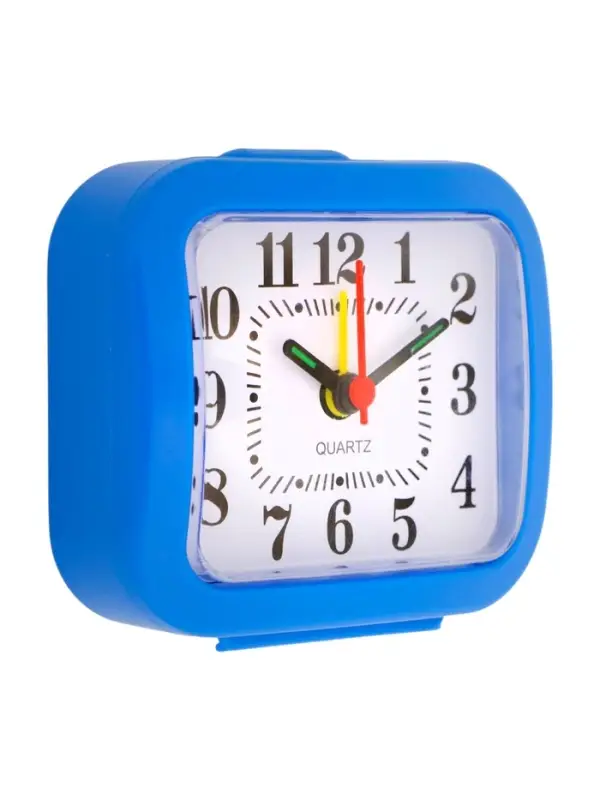 Будильник &laquo;Классика&raquo;, дискретный ход, 7&times;7.5 см, от батарейки АА