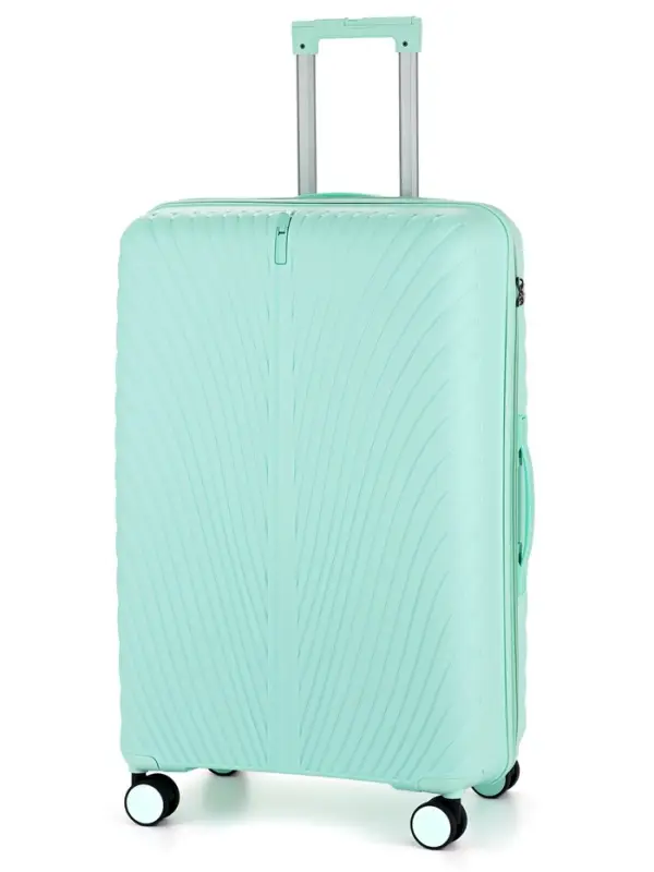 Чемодан на колёсах, 28", кодовый замок, 47&times;28&times;75 см, зелёный