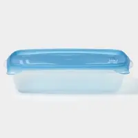 Набор контейнеров для хранения еды Darel plastic &laquo;Трио&raquo;, 3 шт., 700 мл, пластик, прозрачный, крышка МИКС