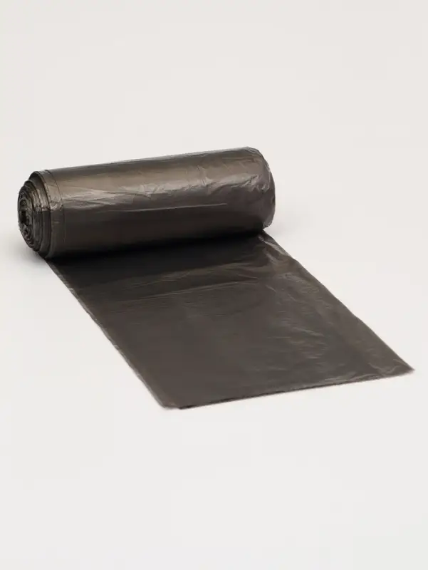 Мешки для мусора 120 л ПНД, 10 мкм, 20 шт. в рулоне, чёрные