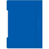 Папка-скоросшиватель Calligrata, А4, 180 мкм, карман для визитки, прозрачный верх, синяя