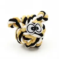 Мячик из каната "Глазастик" , 10 см, до 120 г