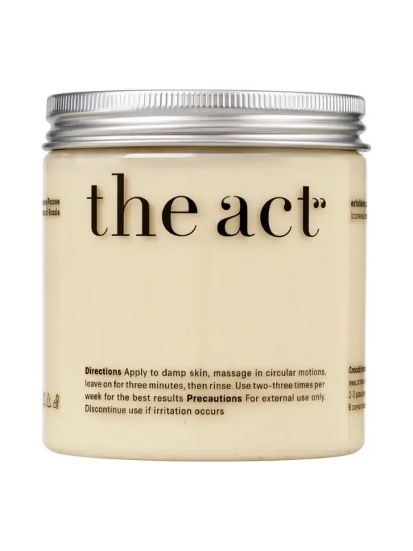 Скраб-бальзам для тела соляной The Act кокос, 300 мл