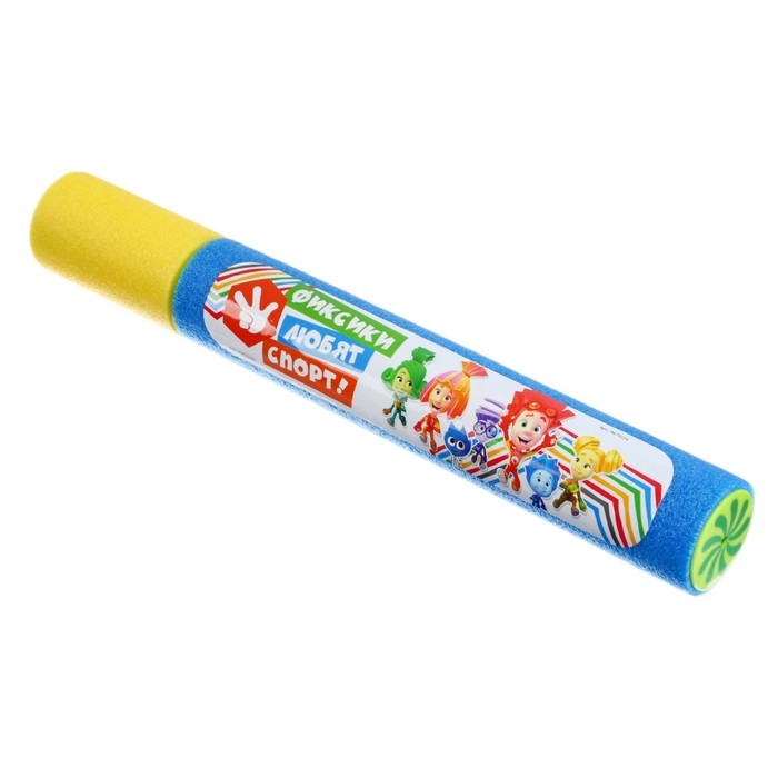 Водная пушка, пистолет ФИКСИКИ Водная пушка, пистолет ФИКСИКИ "Пневмопушка, быстрее, выше, сильнее!" 30 см МИКС