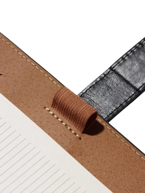 Органайзер на кольцах, C6, с хлястиком, 80л, линия, к/зам, Черный Органайзер на кольцах, C6, с хлястиком, 80л, линия, к/зам, Черный