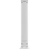 Лампа настольная светодиодная, часы, календарь, термометр, 3 режима, USB, 12&times;17&times;34 см, белая