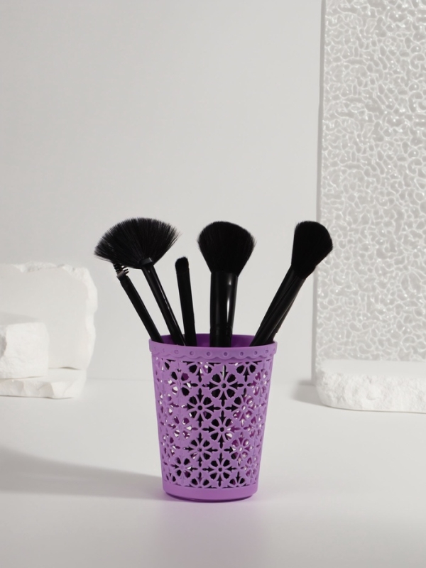 Органайзер - подставка для хранения маникюрных/косметических принадлежностей, d = 8,5 × 10,2 см, цвет МИКС Органайзер - подставка для хранения маникюрных/косметических принадлежностей, d = 8,5 × 10,2 см, цвет МИКС