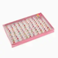 Кольцо &laquo;Выбражулька. Стразы&raquo;, крупные, МИКС