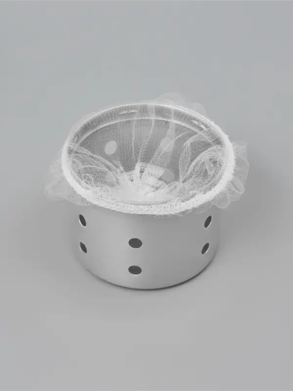 Сетка-фильтр для раковины, одноразовые, цвет белый, 100 шт/уп, рамзер 6x8 см