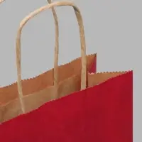 Пакет под бутылку бумажный &laquo;Фуксия&raquo;, 15&times;39&times;8 см, 80 г/м&sup2;