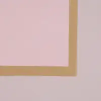 Плёнка для цветов &laquo;Бронзовая полоса&raquo;, светло-розовый, 57&times;57&plusmn;5%см
