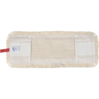 Насадка МОП Luscan 40x11см х/б тафтинг карман/ухо бежевая