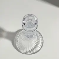 Стеклянный подсвечник на 1 свечу &laquo;Колонна с шарами&raquo;, прозрачный, 15.5&times;8&times;8 см