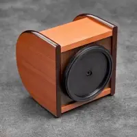 Органайзер 4 секции, на вращающейся подставке, под бук, 12&times;12&times;12 см