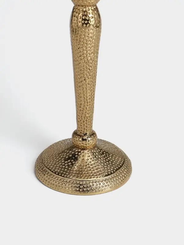 Подсвечник &laquo;Звездная пыль&raquo;, 10&times;10&times;23 см, алюминий