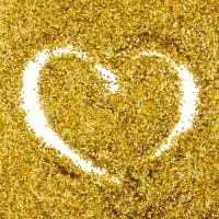 Конфетти «Шестиугольники» золото, голография, 0.1 см, 90 г