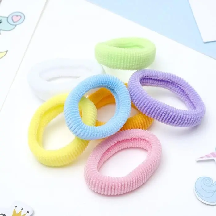 Резинка для волос  Резинка для волос "Махрушка " (набор 7 шт) яркий