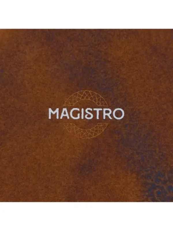 Салатник Magistro Garland, 500 мл, d=16 см, фарфор, синий, коричневый