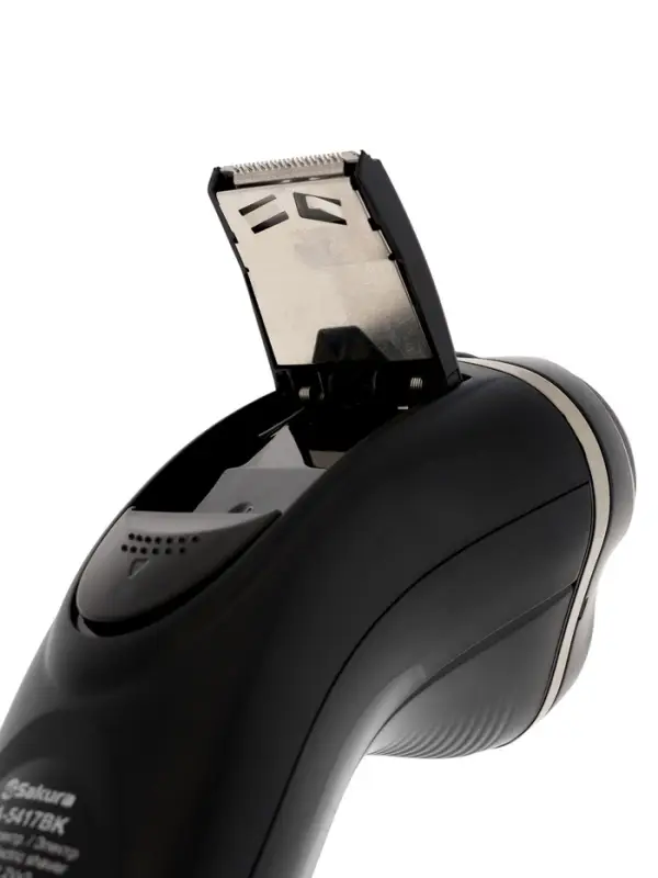 Электробритва Sakura SA-5417BK, роторная, 3 головик, триммер, чёрная Электробритва Sakura SA-5417BK, роторная, 3 головик, триммер, чёрная
