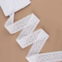 Кружево вязаное, 55 мм, 10&plusmn;1 м, белое