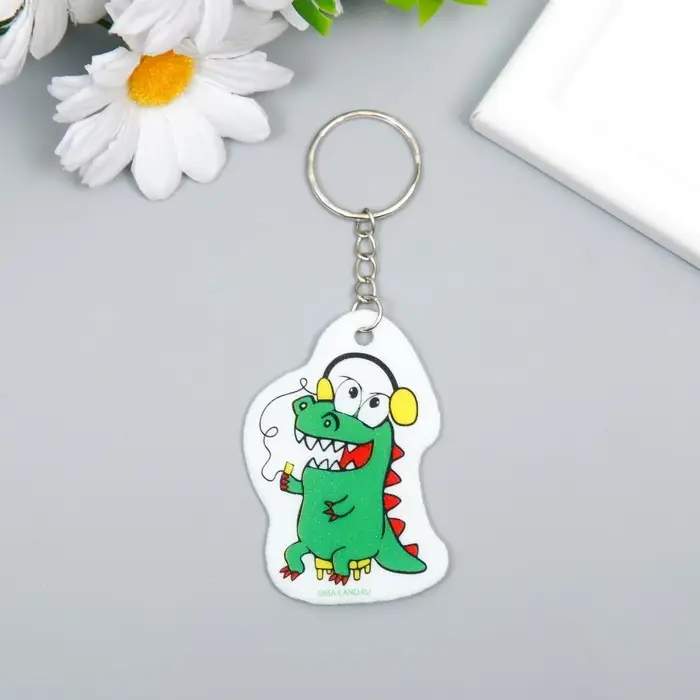 Брелок EVA  Брелок EVA "Дракоша в наушниках" 4,2х6,2 см