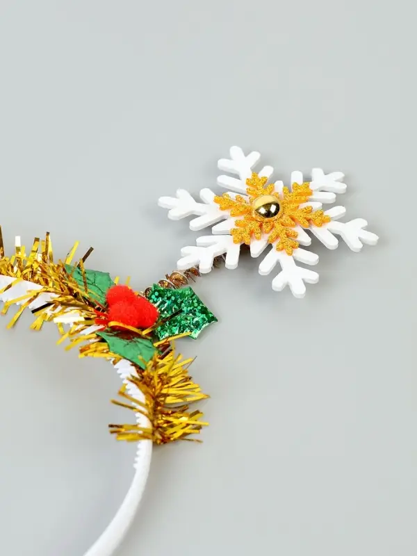 Карнавальный ободок "Снежинка"