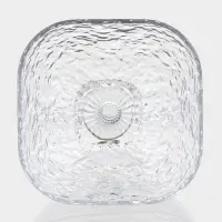 Фруктовница, 20.4&times;14 см, на ножке, стекло, прозрачная