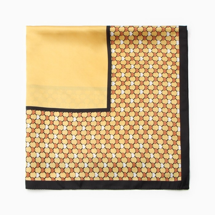 Платок женский MINAKU 70*70 см, горчичный Платок женский MINAKU 70*70 см, горчичный