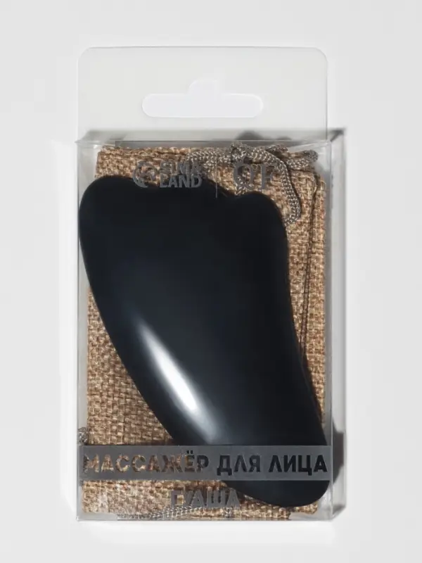 Массажёр Гуаша &laquo;Лапка&raquo;, 9&times;5.2 см, чёрный