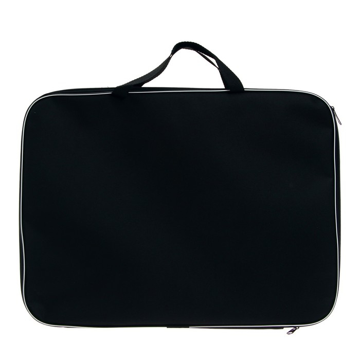 Папка для чертежей и рисунков А3, 470 х 350 х 20 мм, с ручками, текстильная, Calligrata "Тачка"