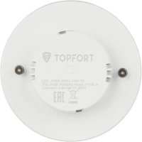 Лампа светодиодная Topfort GX53 14W 3000K