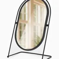 Зеркало настольное &laquo;PREMIUM MIRROR&raquo;, зеркальная поверхность 17.5&times;26.5 см, цвет чёрный